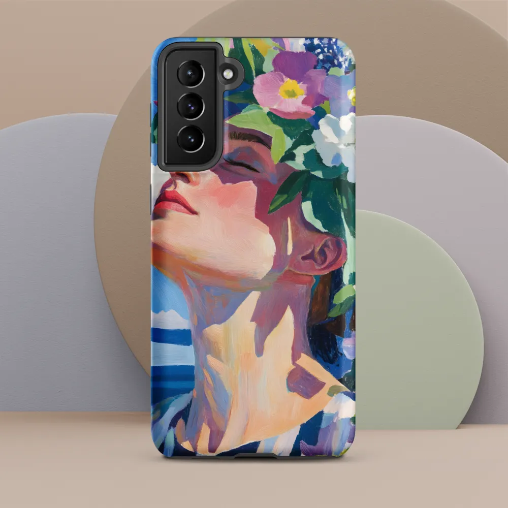Blossom of Serenity | Phone Case |  S21 Plus | Tough Case | Matte