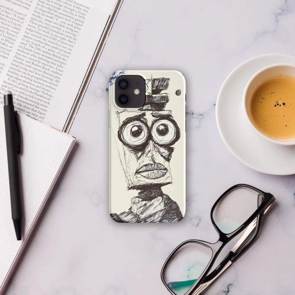 Abstract Surrealist Figure in Cubism | Phone Case |  12 | Snap Case | Glossy