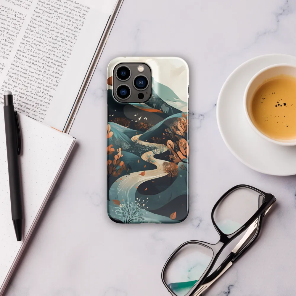 Whispers of Autumn: A Serene Journey | Phone Case |  14 Pro Max | Snap Case | Glossy