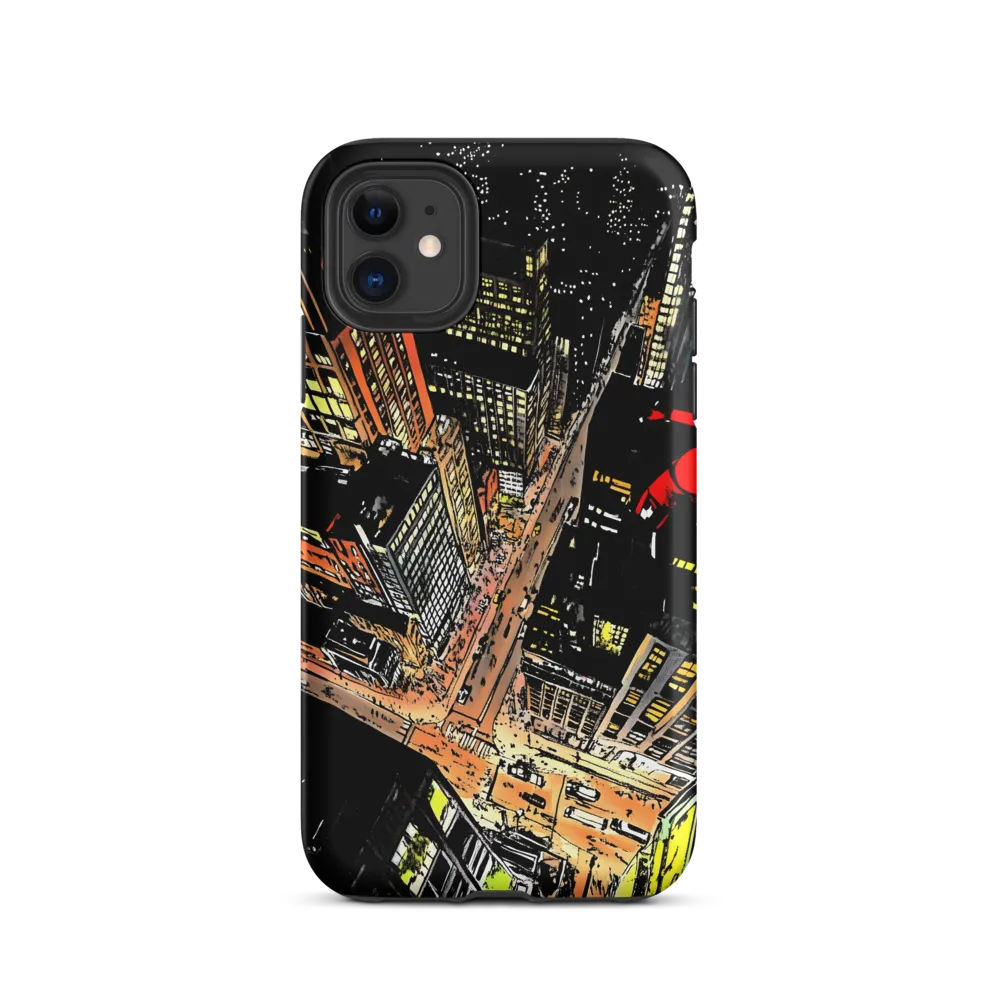 Urban Nightscape: A Bird's-eye View