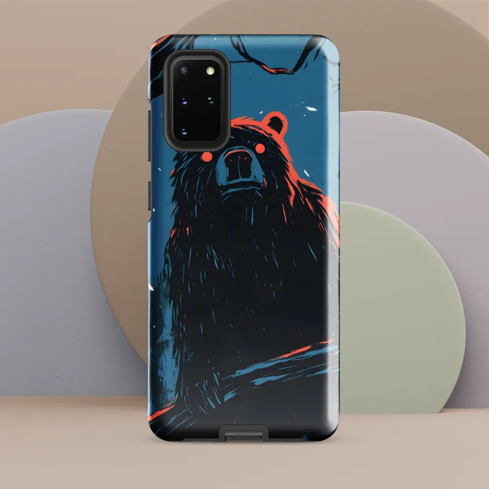 Eerie Majesty: A Bear in the Night