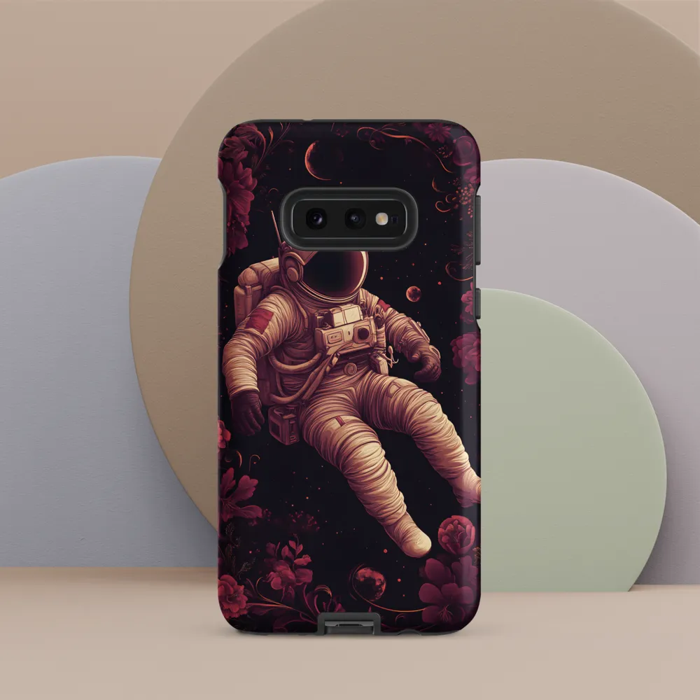 Cosmic Bloom: An Astronaut's Journey