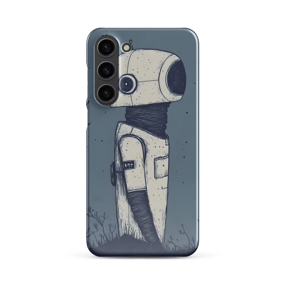 Contemplative Robot in a Barren Landscape