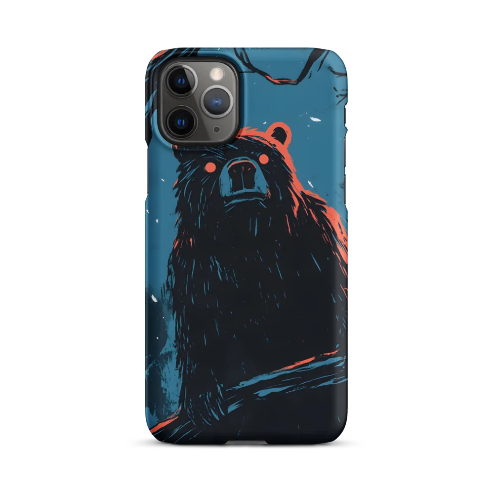 Eerie Majesty: A Bear in the Night