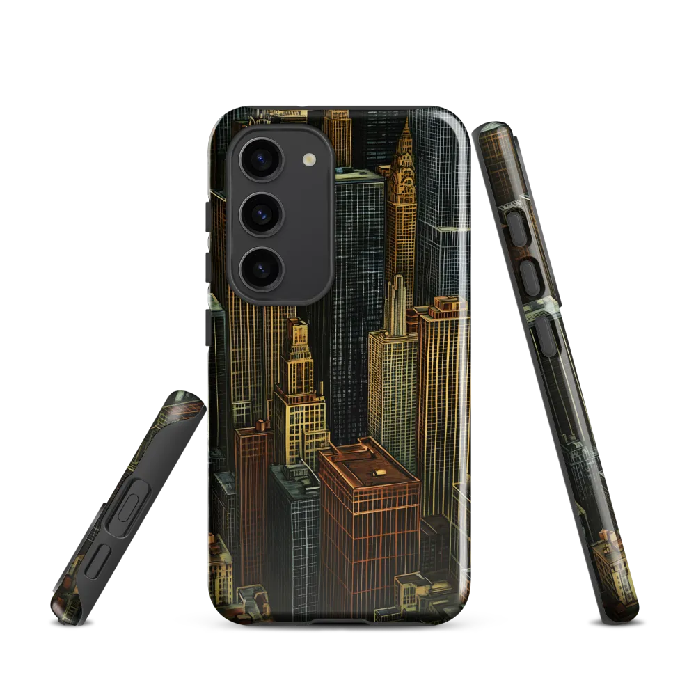 Urban Elegance: A Golden Cityscape