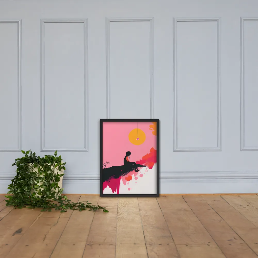 Whispers of the Sun | Poster with Black Frame | 18″×24″