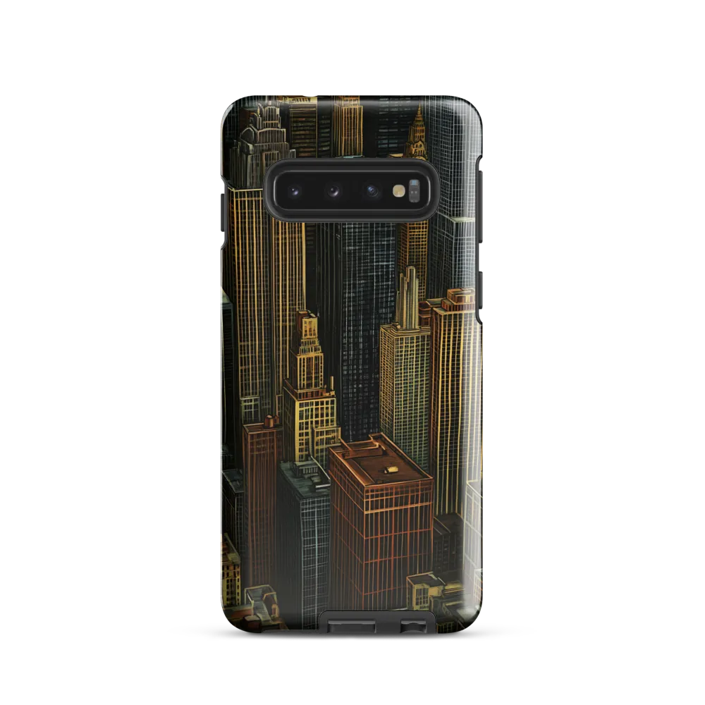 Urban Elegance: A Golden Cityscape