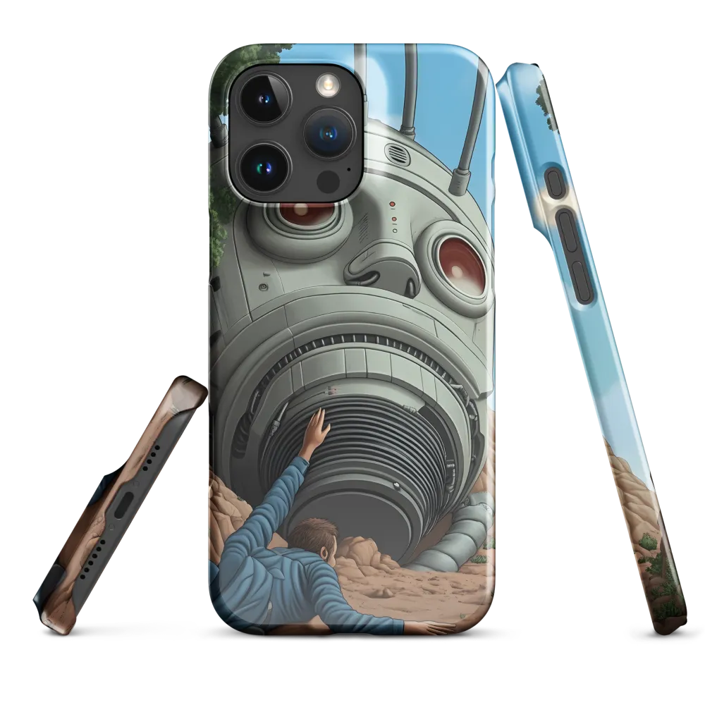 The Descent into Technological Abyss | Phone Case |  16 Pro Max | Snap Case | Glossy