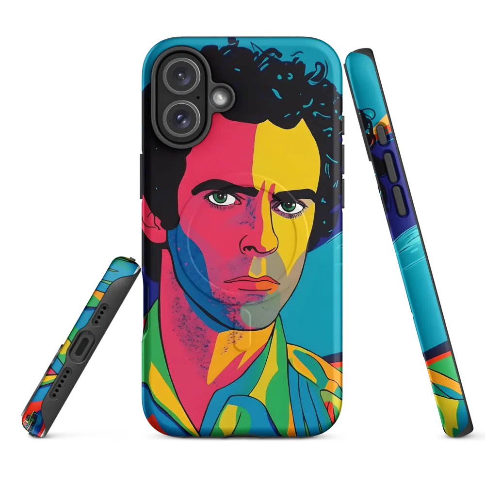 Electric Visage: A Portrait of Vibrance