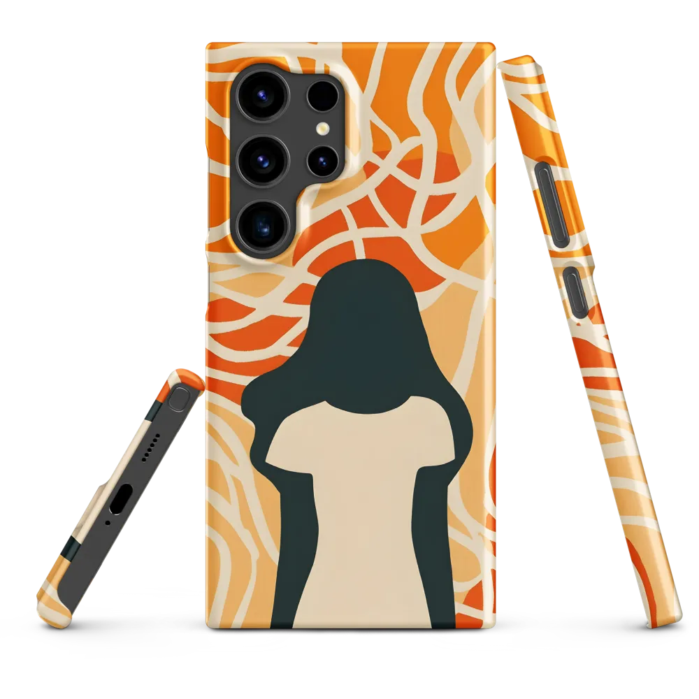 Interwoven Amber Silhouette