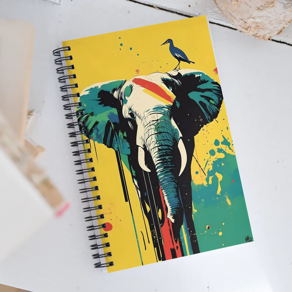 Elegance of the Wild: A Colorful Harmony | Spiral Notebook