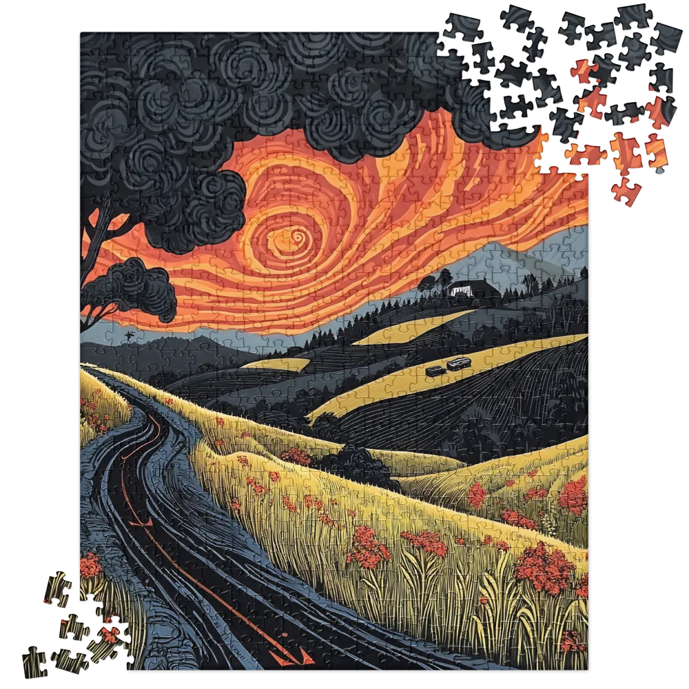 Whispers of the Winding Road | Jigsaw Puzzle | 520 pieces