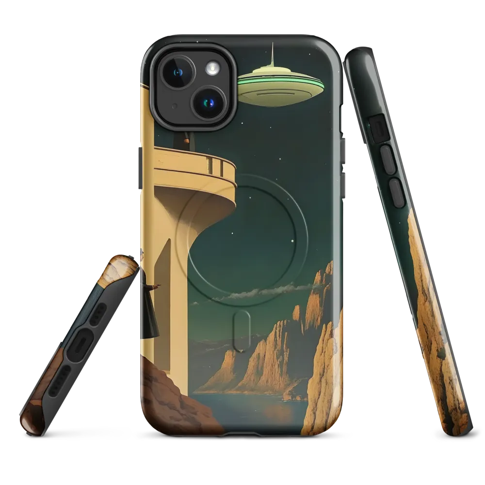 Encountering the Unknown | Phone Case |  14 Plus | MagSafe® Tough Case | Glossy