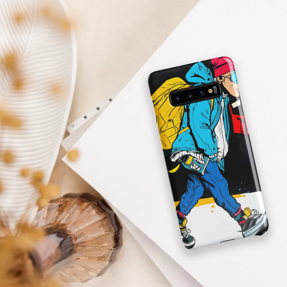 Urban Vibrance: A Youthful Journey | Phone Case |  S10 Plus | Snap Case | Glossy