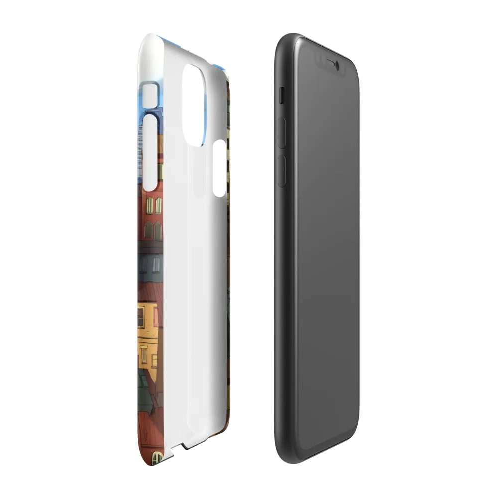 Urban Symphony: A Colorful Cityscape | Phone Case |  11 | Snap Case | Matte