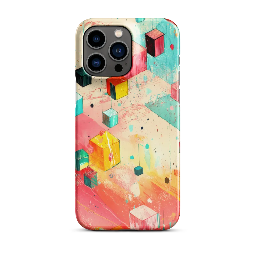 Suspended Cubes in Colorful Abstraction