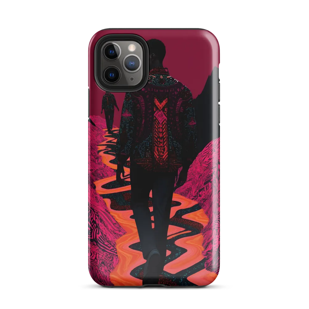 Journey Through the Vibrant Void | Phone Case |  11 Pro Max | Tough Case | Glossy