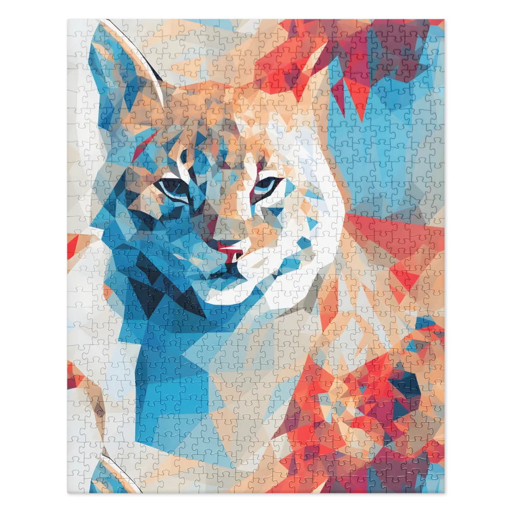 Facets of Feline Wonder | Jigsaw Puzzle | 520 pieces