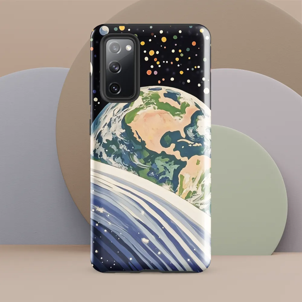 Celestial View: A Surreal Journey Through Space
