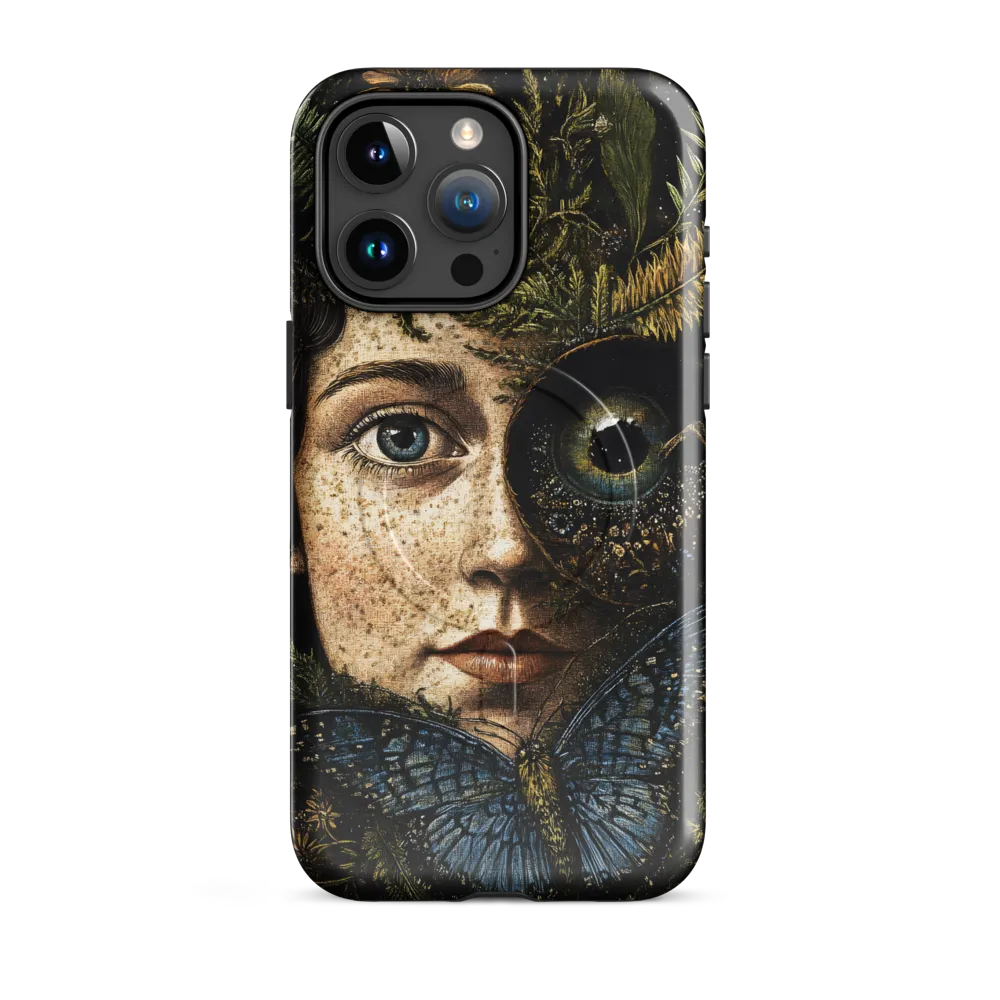 Nature's Embrace: A Surreal Portrait | Phone Case |  15 Pro Max | MagSafe® Tough Case | Glossy