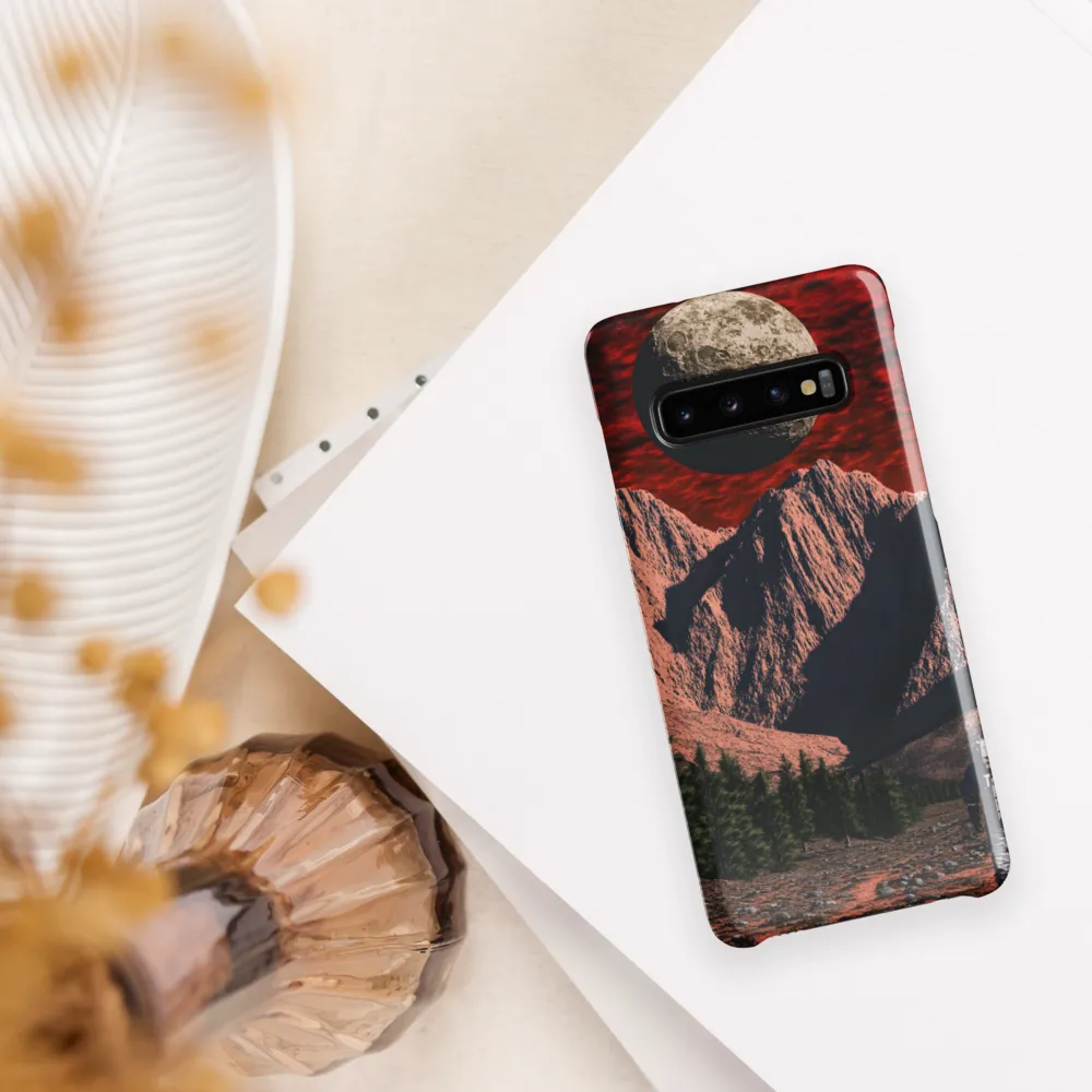 Beyond the Mountains: An Astronaut's Journey | Phone Case |  S10 | Snap Case | Glossy