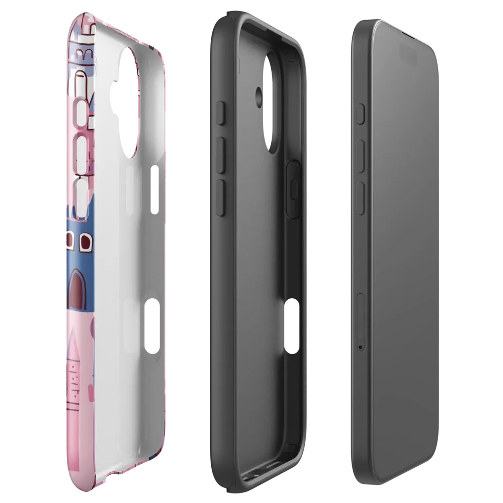 Whimsical Castles: A Playful Tapestry | Phone Case |  16 Plus | Tough Case | Glossy