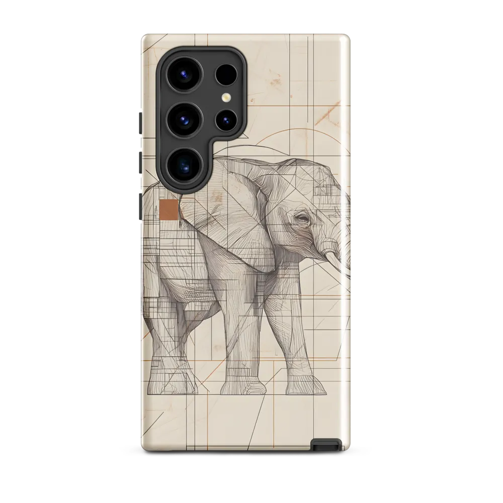 Geometric Elegance: The Steel Elephant