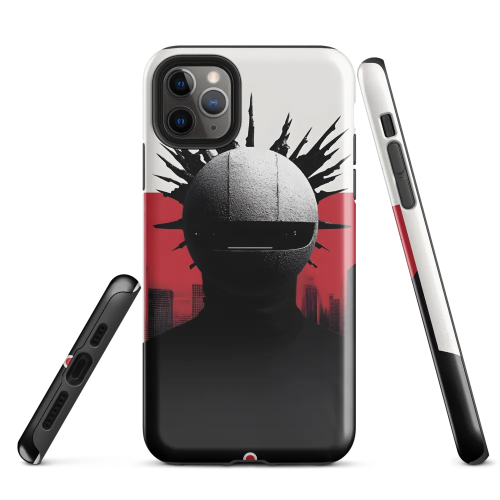 Mysterious Urban Figure | Phone Case |  11 Pro Max | Tough Case | Glossy