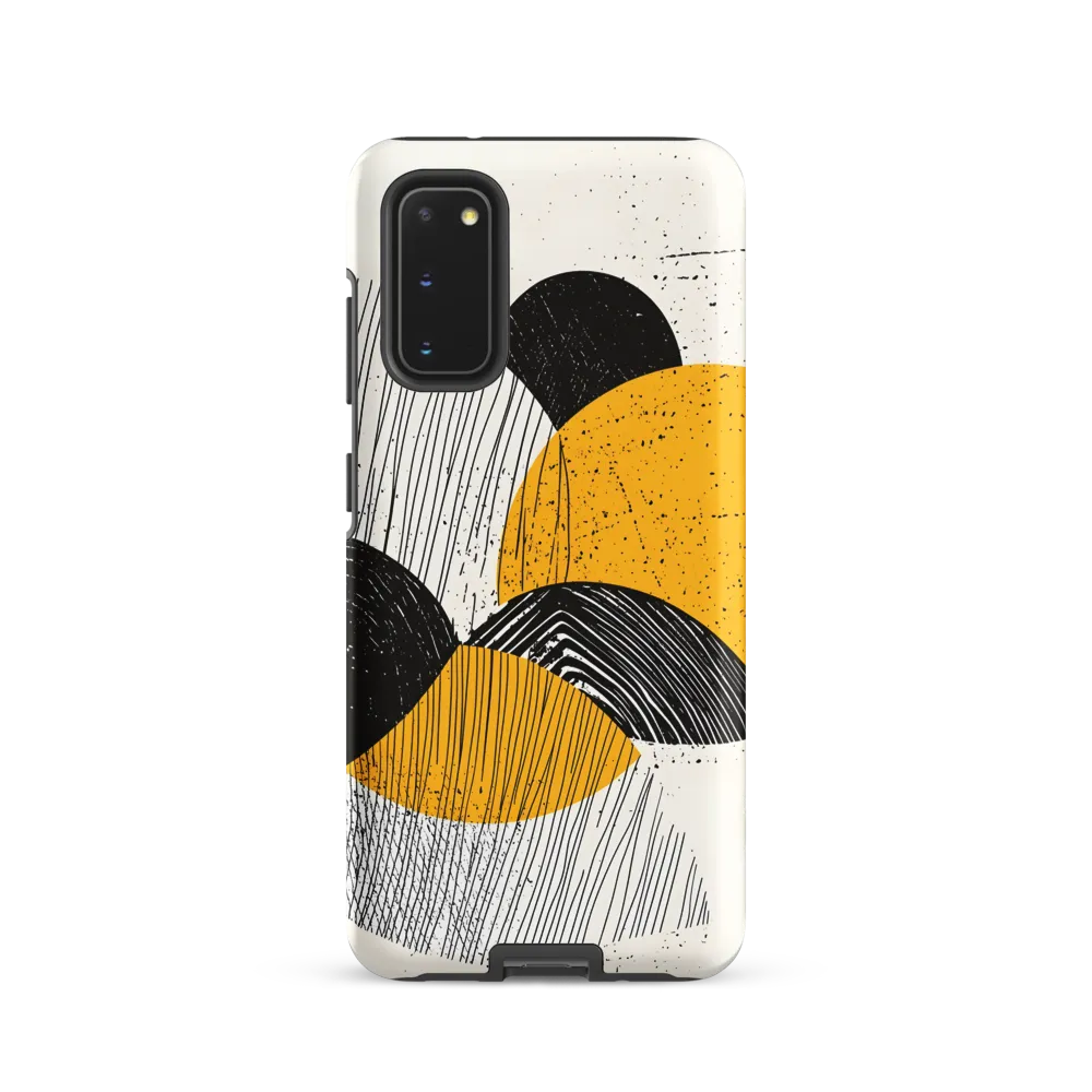 Dynamic Harmony in Black and Yellow