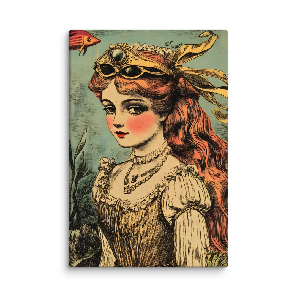 Goggles and Seaweed — Victorian Chromolithograph