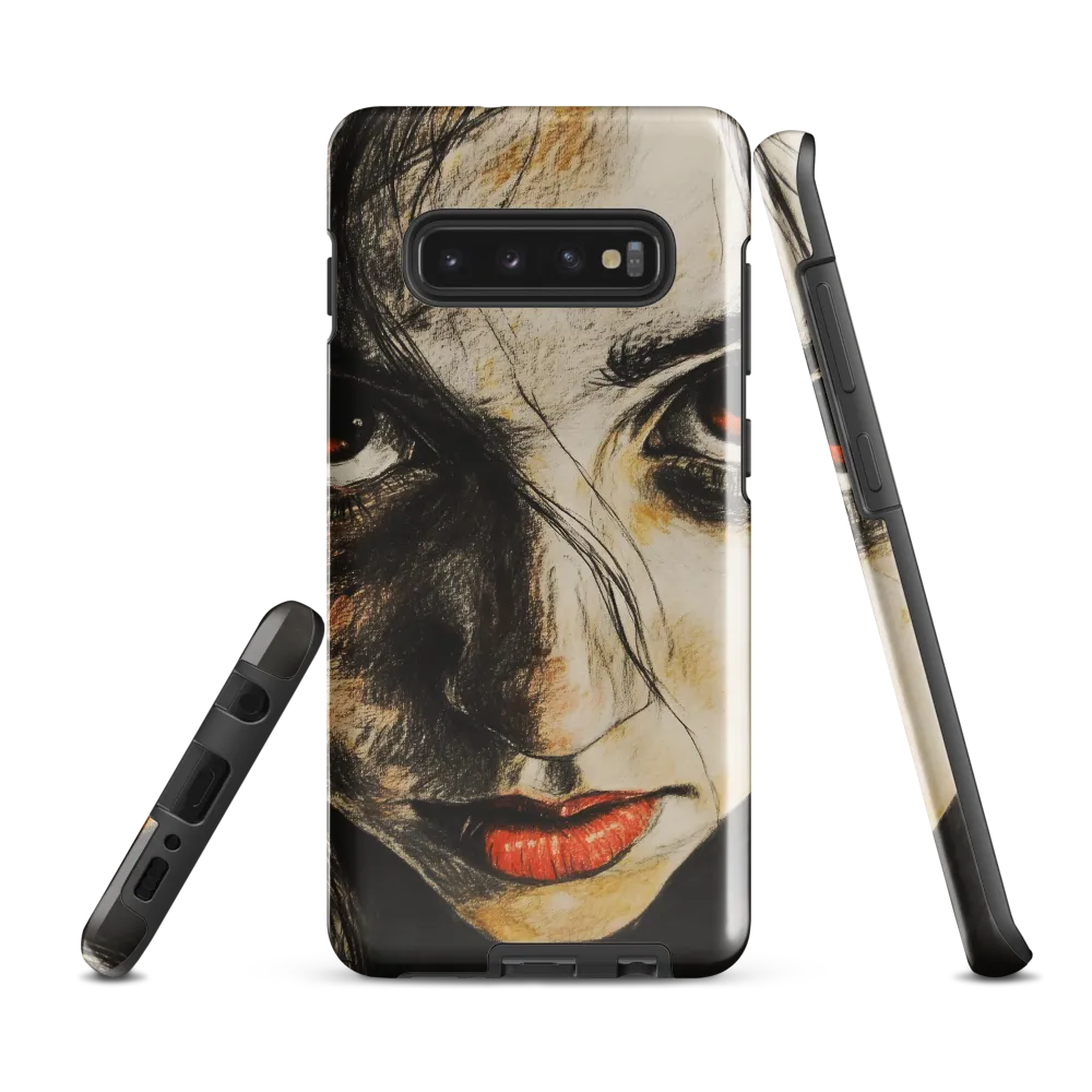 Gaze of Intensity | Phone Case |  S10 Plus | Tough Case | Glossy