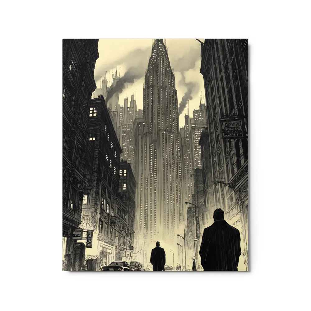 Echoes of the City | Metal Print | 16″×20″