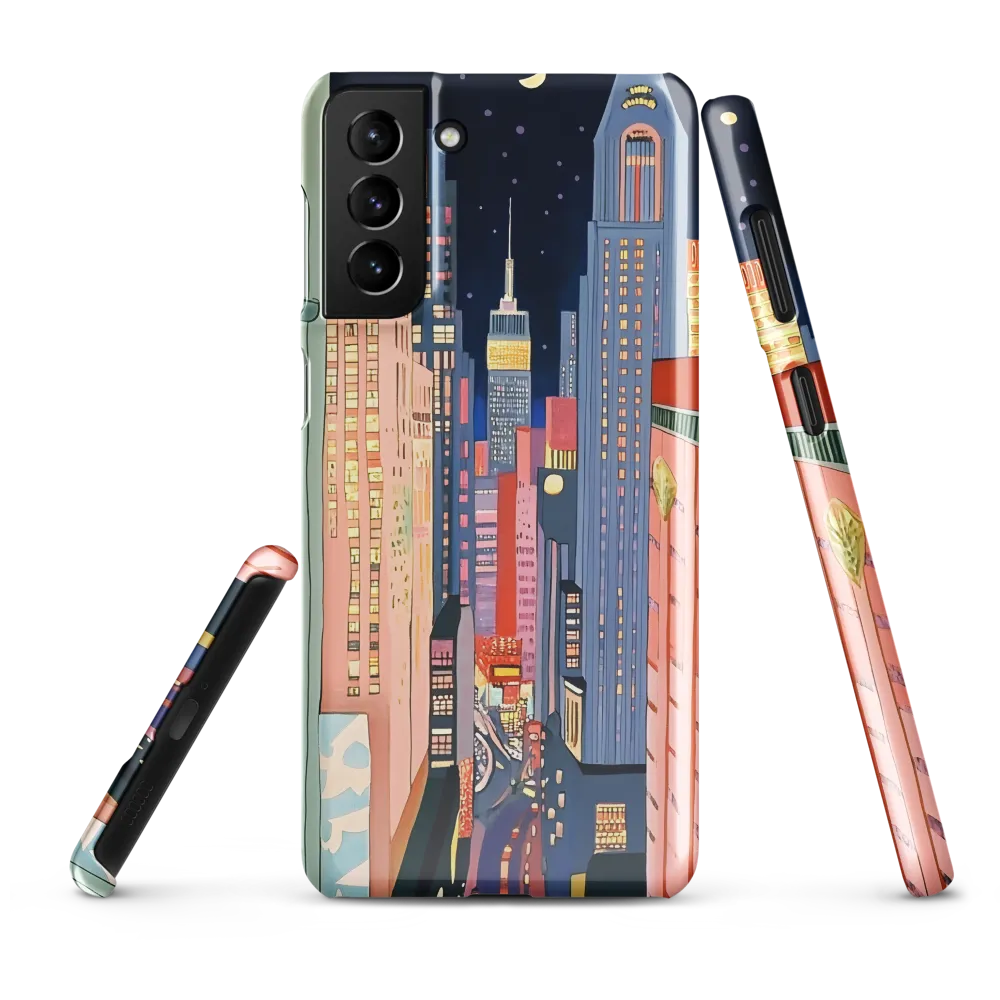 Urban Dreamscape: A Pop Art Night | Phone Case |  S21 Plus | Snap Case | Glossy