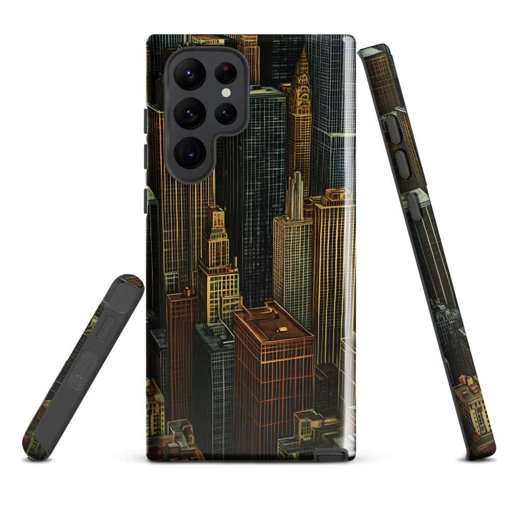 Urban Elegance: A Golden Cityscape