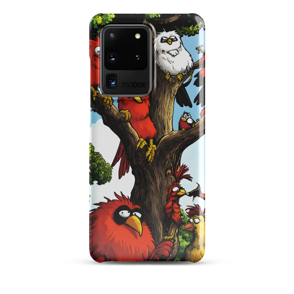 Whimsical Avian Gathering