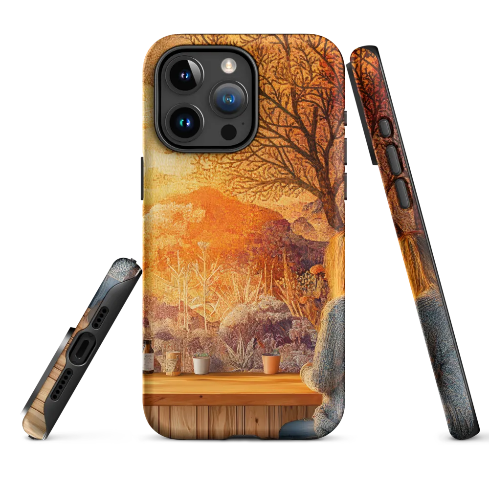 Whispers of a Golden Sunset | Phone Case |  15 Pro Max | Tough Case | Matte