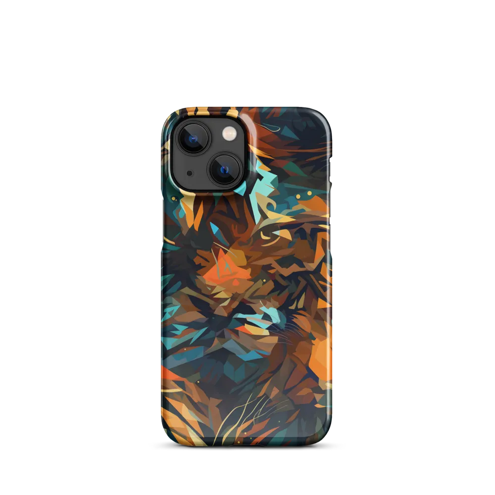 Wild Symphony: Abstract Tigers | Phone Case |  13 Mini | Snap Case | Glossy