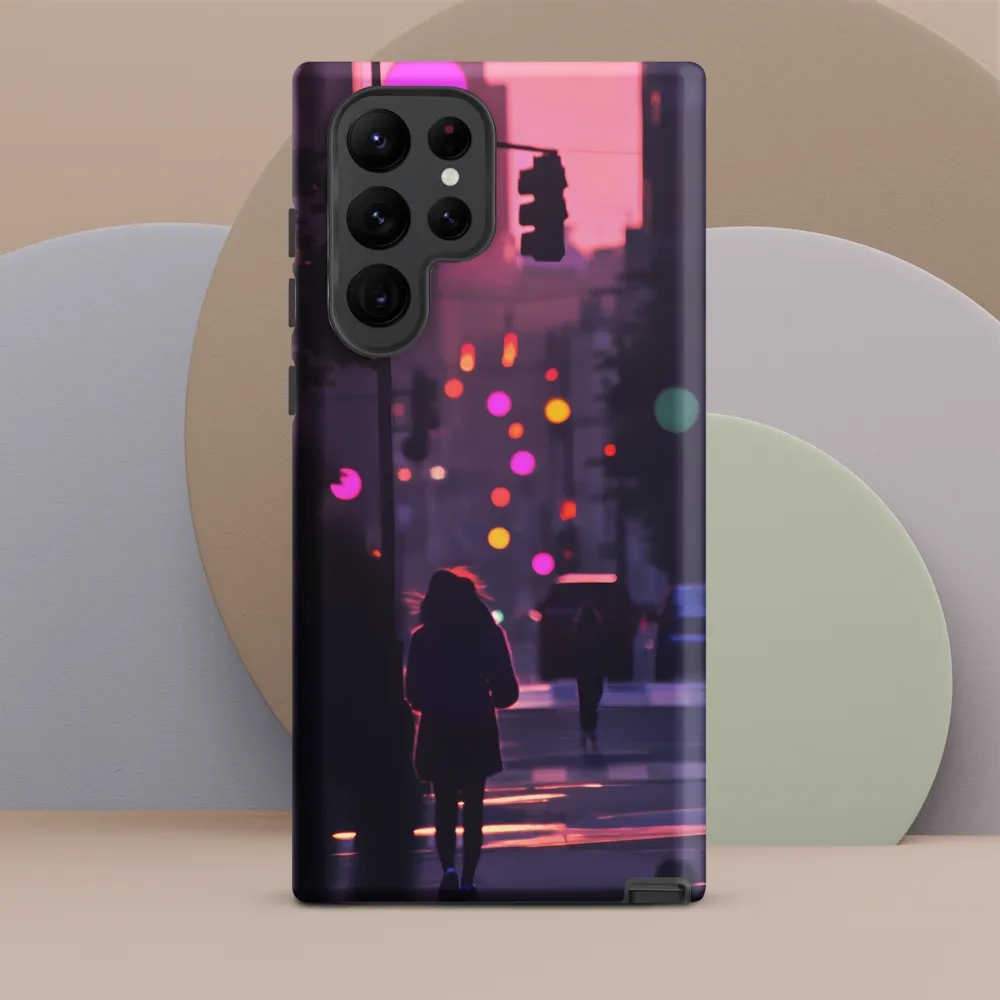 City Silhouettes at Dusk | Phone Case |  S22 Ultra | Tough Case | Matte