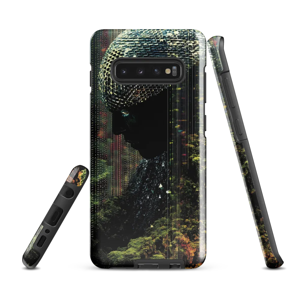 Digital Reverie: The Surreal Portrait of Nature | Phone Case |  S10 Plus | Tough Case | Glossy