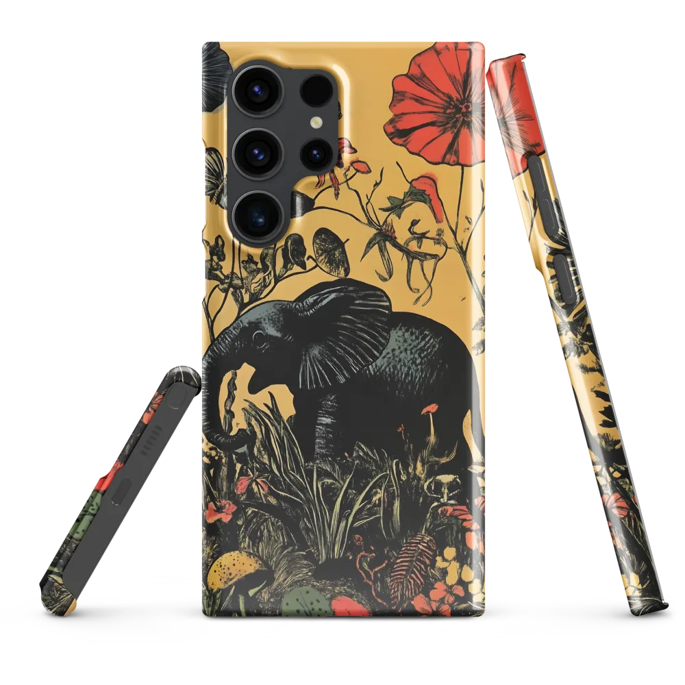 Floral Majesty: The Elephant's Sanctuary