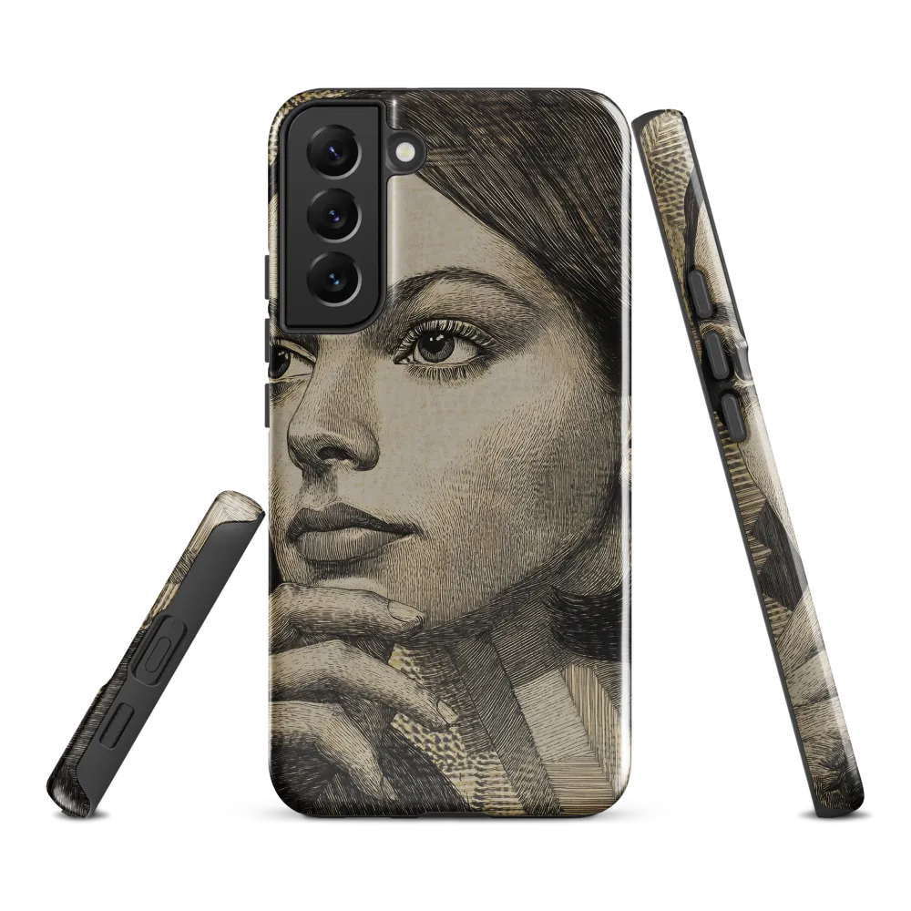 Contemplative Reflection | Phone Case |  S22 Plus | Tough Case | Glossy