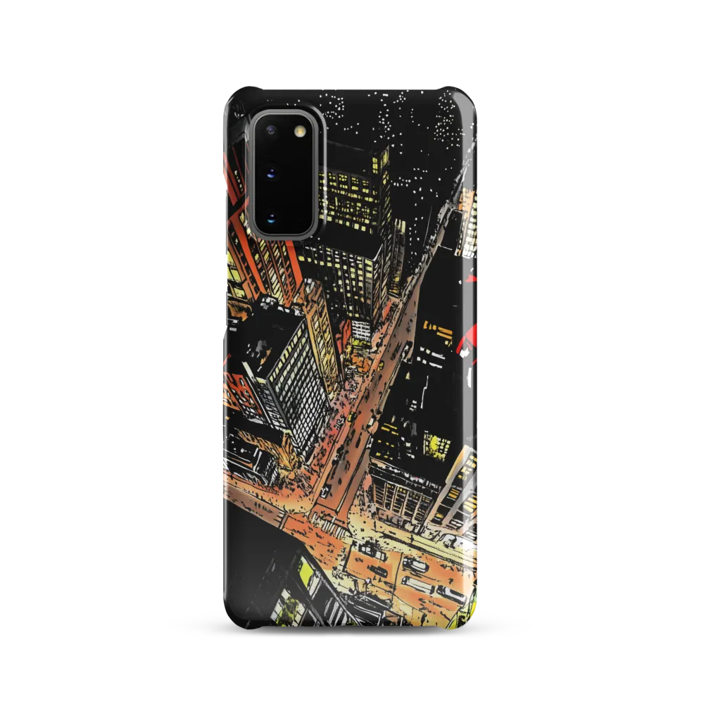 Urban Nightscape: A Bird's-eye View