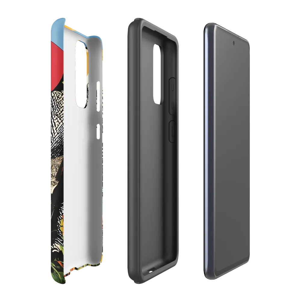 Harmony of Nature: The Elephant's Embrace | Phone Case |  S20 FE | Tough Case | Matte