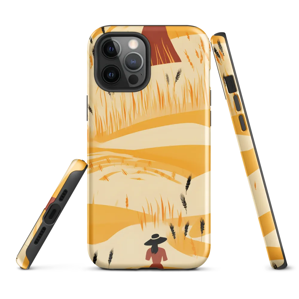 Embracing the Fields: A Floral Journey | Phone Case |  12 Pro Max | Tough Case | Glossy