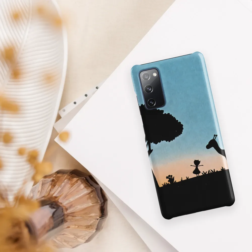 Curiosity in the Silhouette | Phone Case |  S20 FE | Snap Case | Matte