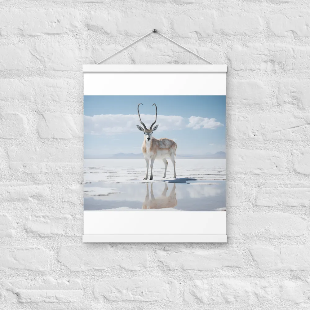 Reflection of Serenity | Poster With White Wood Hanger | 16″×20″