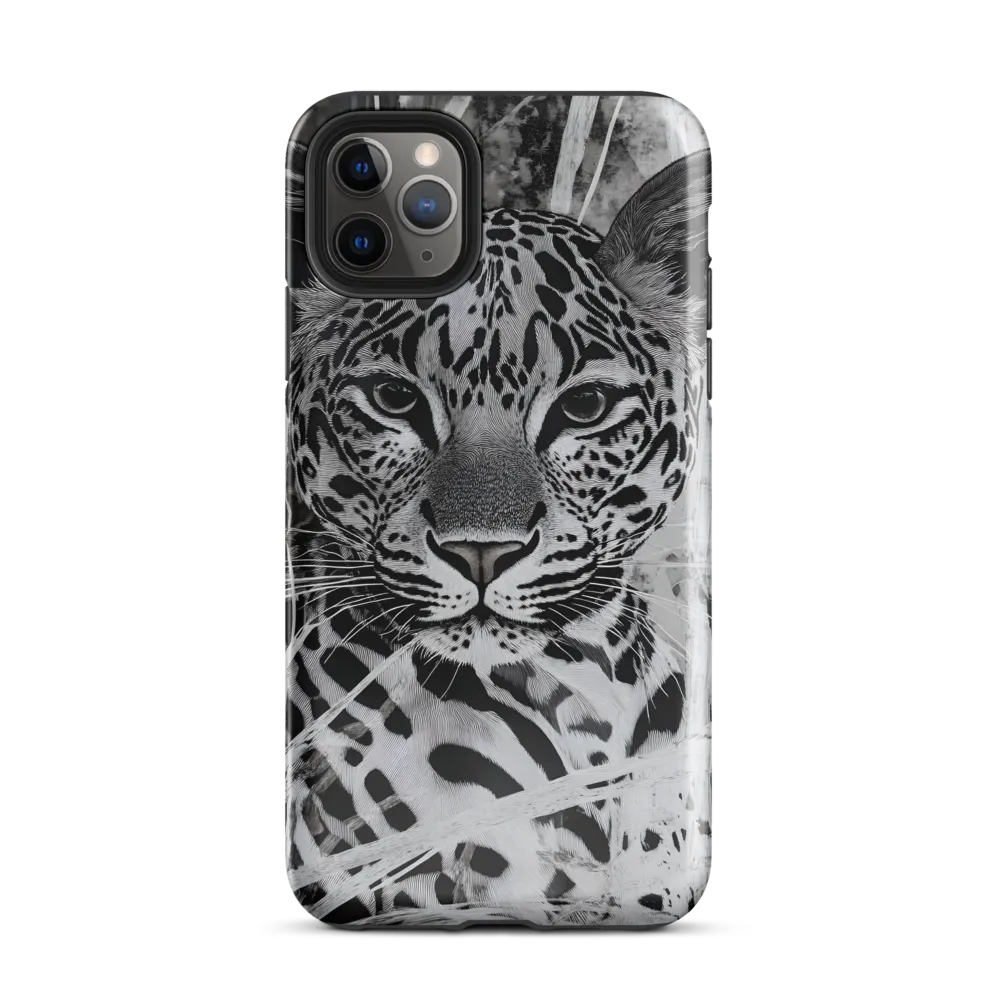 Majestic Gaze: The Leopard's Portrait | Phone Case |  11 Pro Max | Tough Case | Glossy