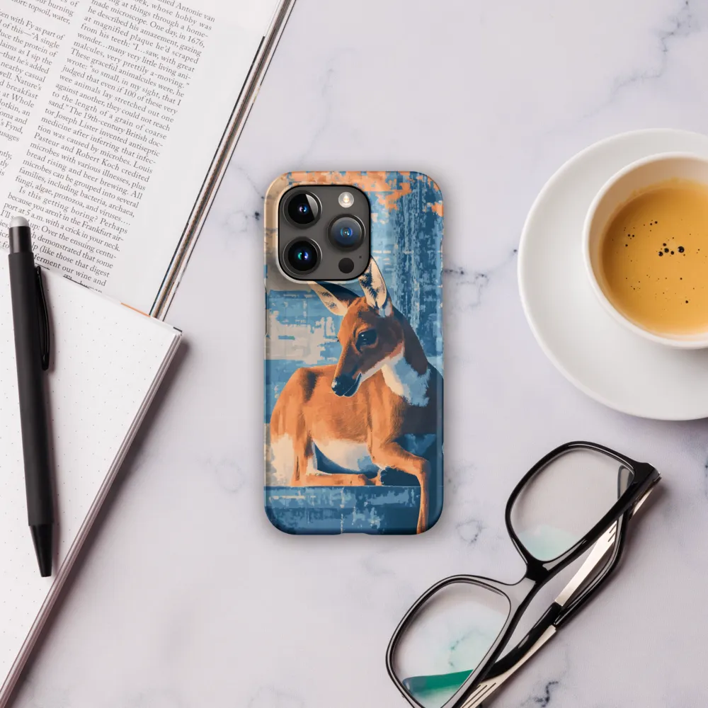 Serenity in Color: The Reclining Deer | Phone Case |  15 Pro | Snap Case | Matte
