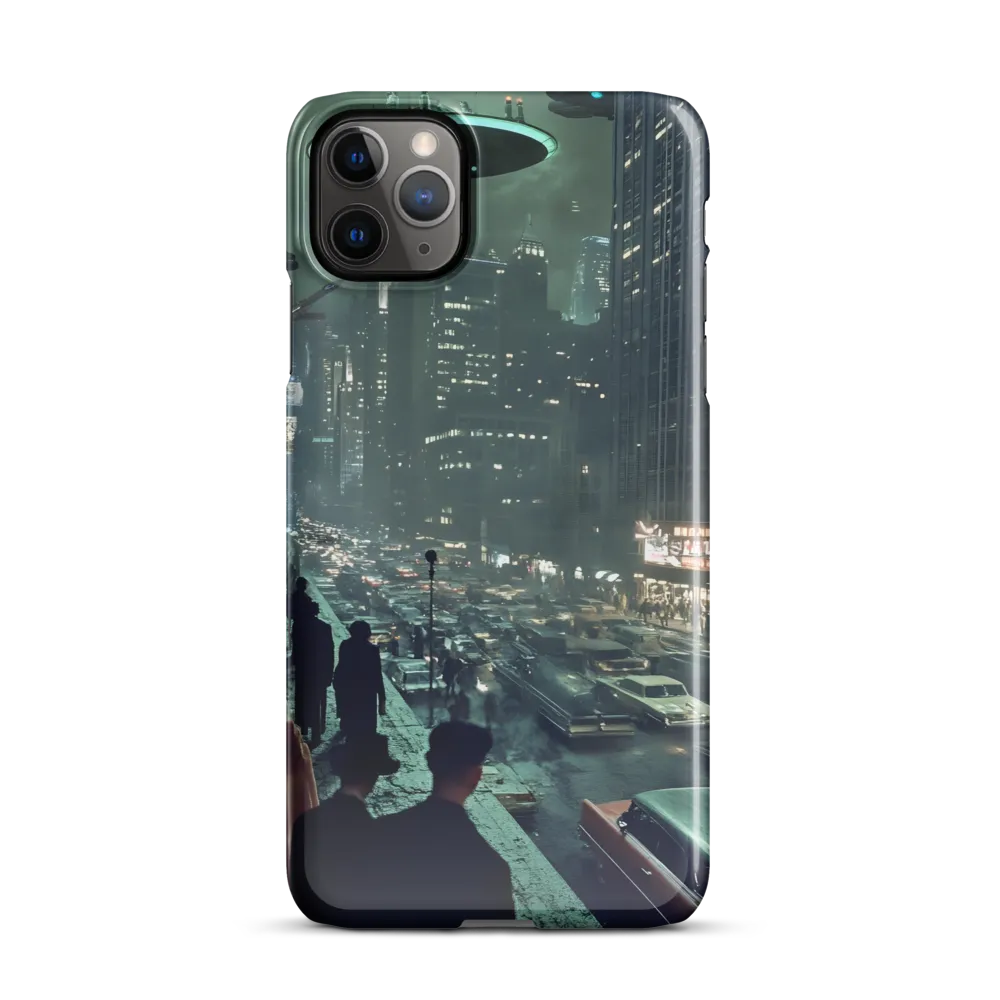 Mysterious Encounters in a Neon City | Phone Case |  11 Pro Max | Snap Case | Glossy