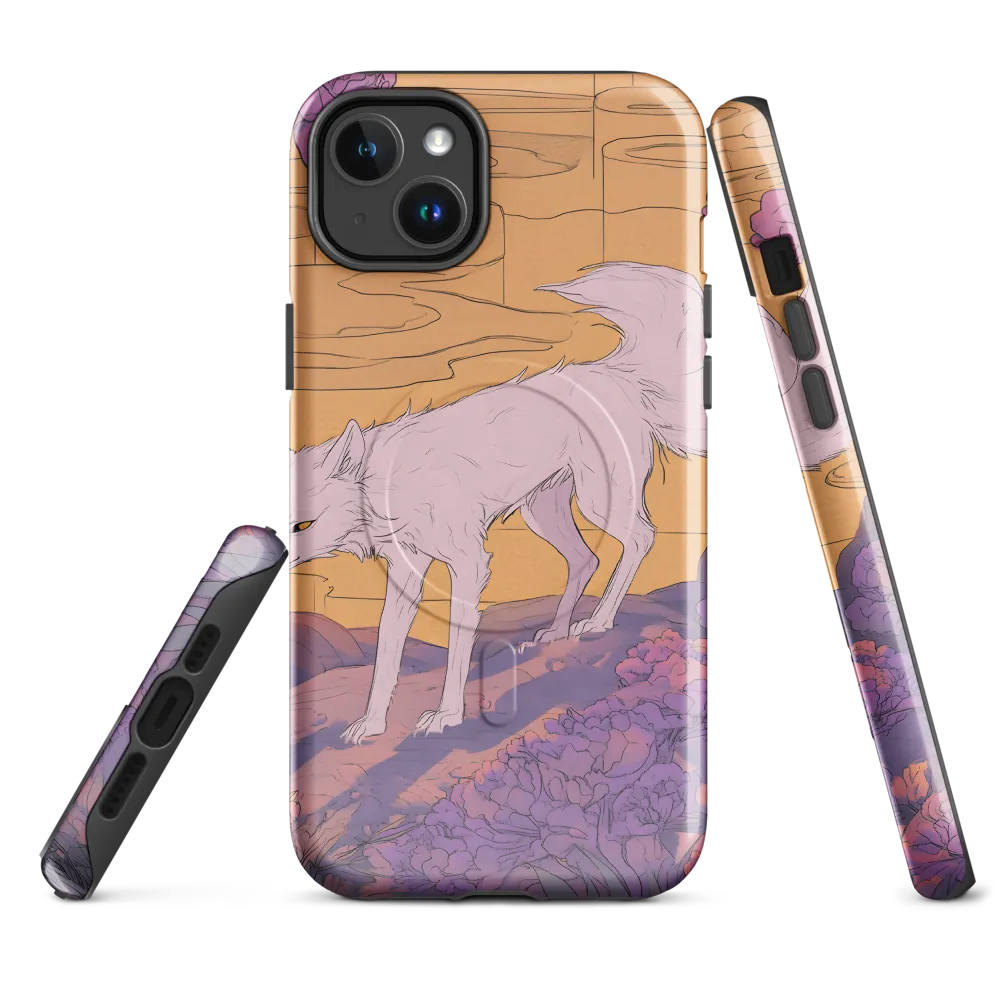 Whispers of the Violet Dawn | Phone Case |  14 Plus | MagSafe® Tough Case | Glossy